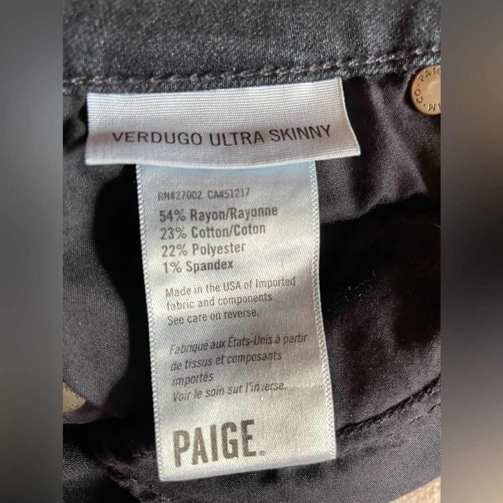 Paige Verdugo ultra skinny ankle jeans - Picture 4 of 8